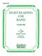 Billy Evans: Sight Reading for Band  Book 1: Concert Band: Score