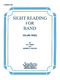 Billy Evans: Sight Reading for Band  Book 3: Concert Band: Score