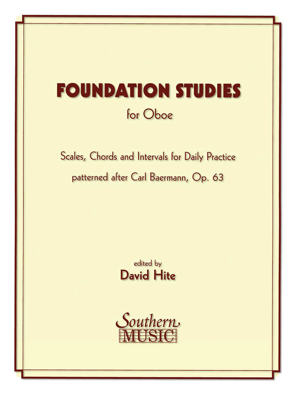 Carl Baermann: Foundation Studies: Oboe Solo: Instrumental Album