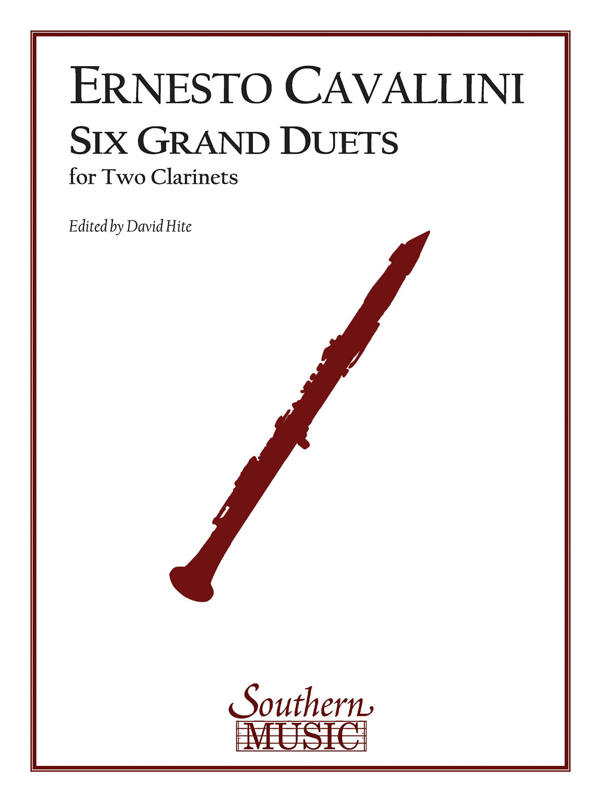 Ernesto Cavallini: Six Grand Duets: Clarinet Duet: Instrumental Album