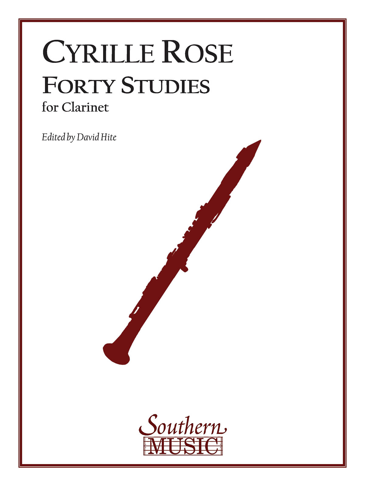 Cyrille Rose: 40 Studies: Clarinet Solo: Instrumental Album