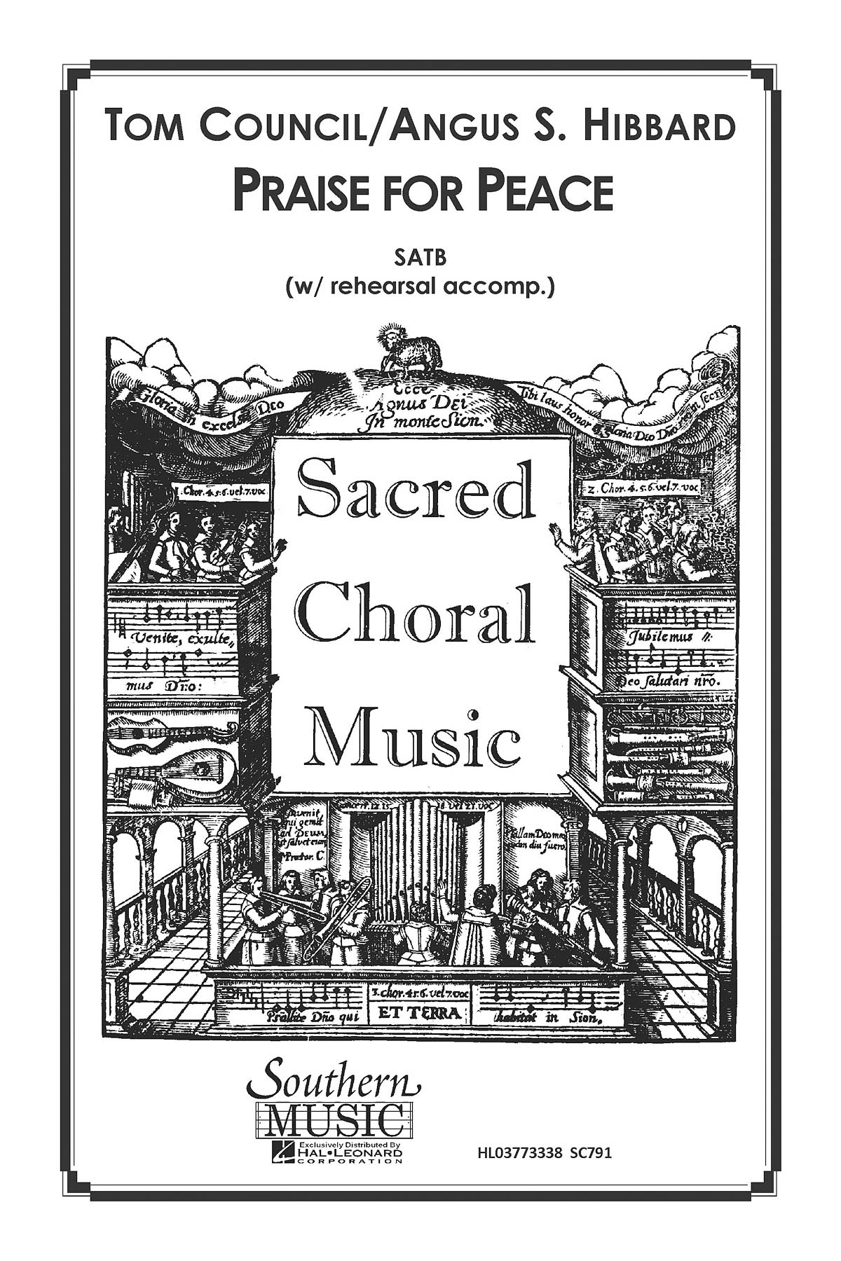 Tom Council: Praise for Peace: Mixed Choir a Cappella: Vocal Score