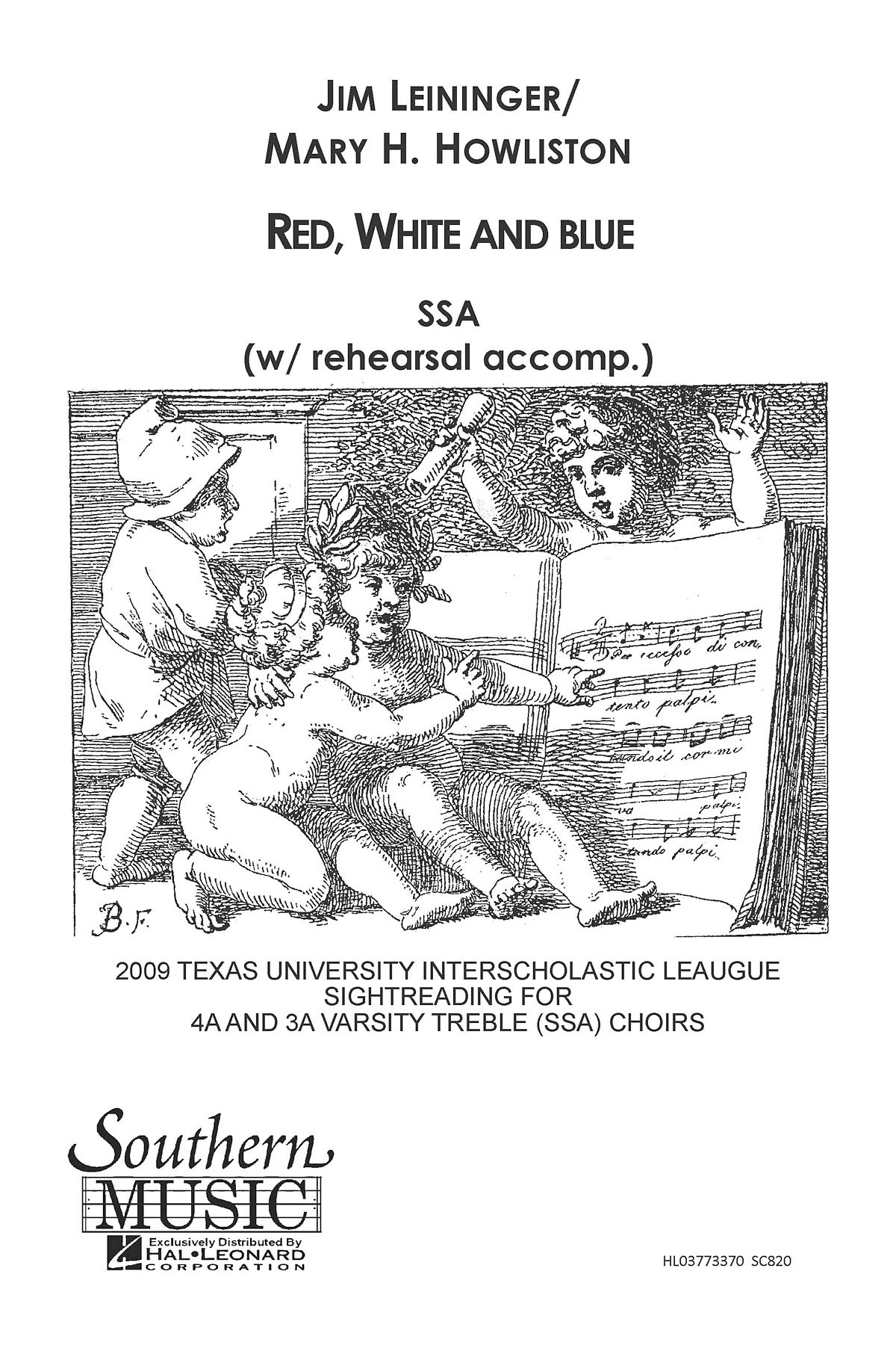 Jim Leininger: Red White And Blue: Upper Voices a Cappella: Vocal Score