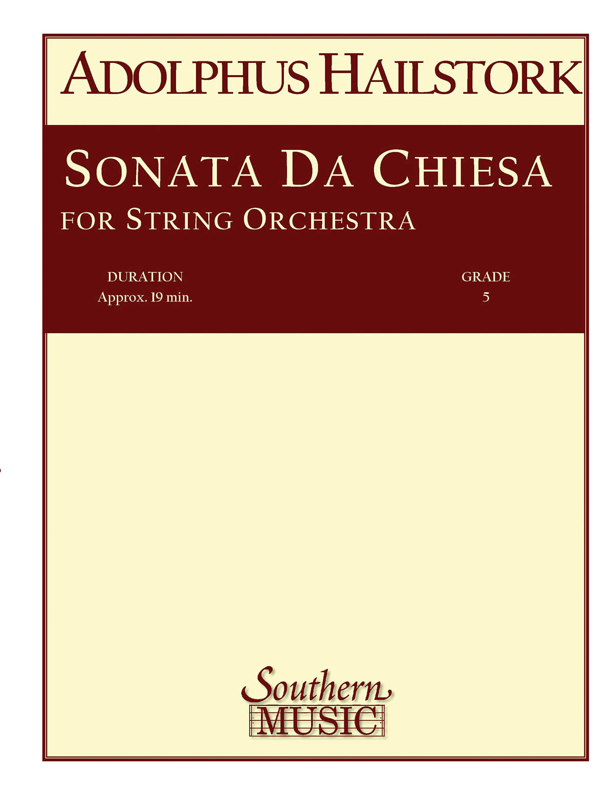 Arcangelo Corelli: Sonata da Chiesa: String Orchestra: Score & Parts