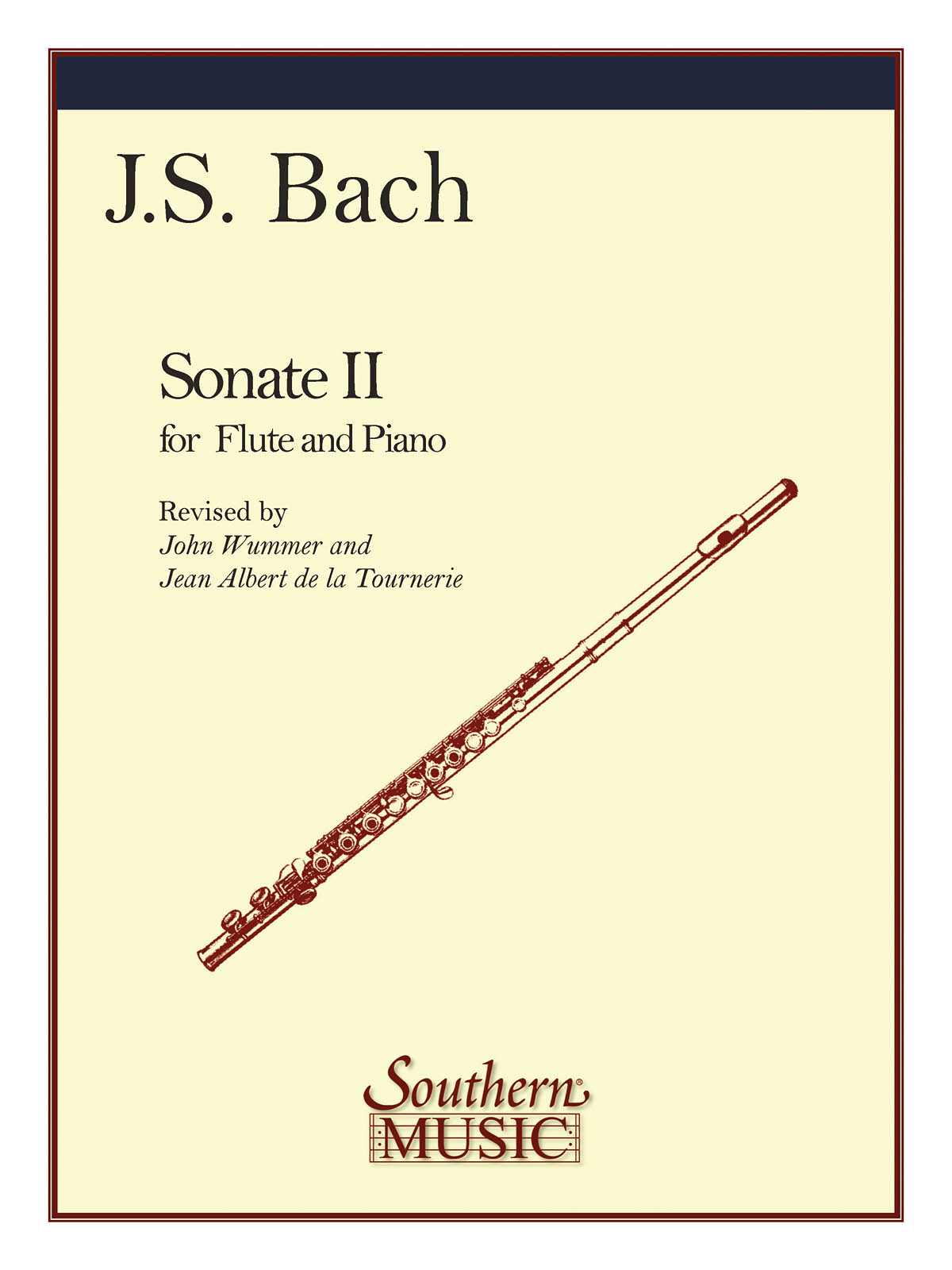 Johann Sebastian Bach: Sonata No. 2 in E-Flat: Flute and Accomp.: Instrumental