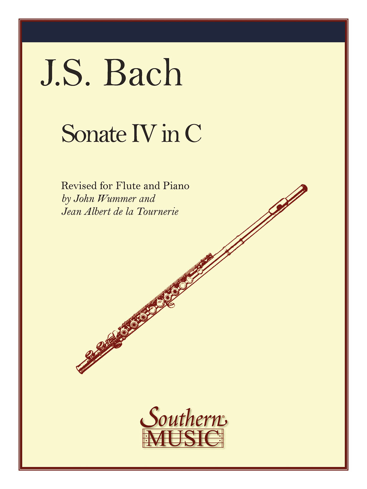 Johann Sebastian Bach: Sonata No. 4 in C: Flute and Accomp.: Instrumental Album