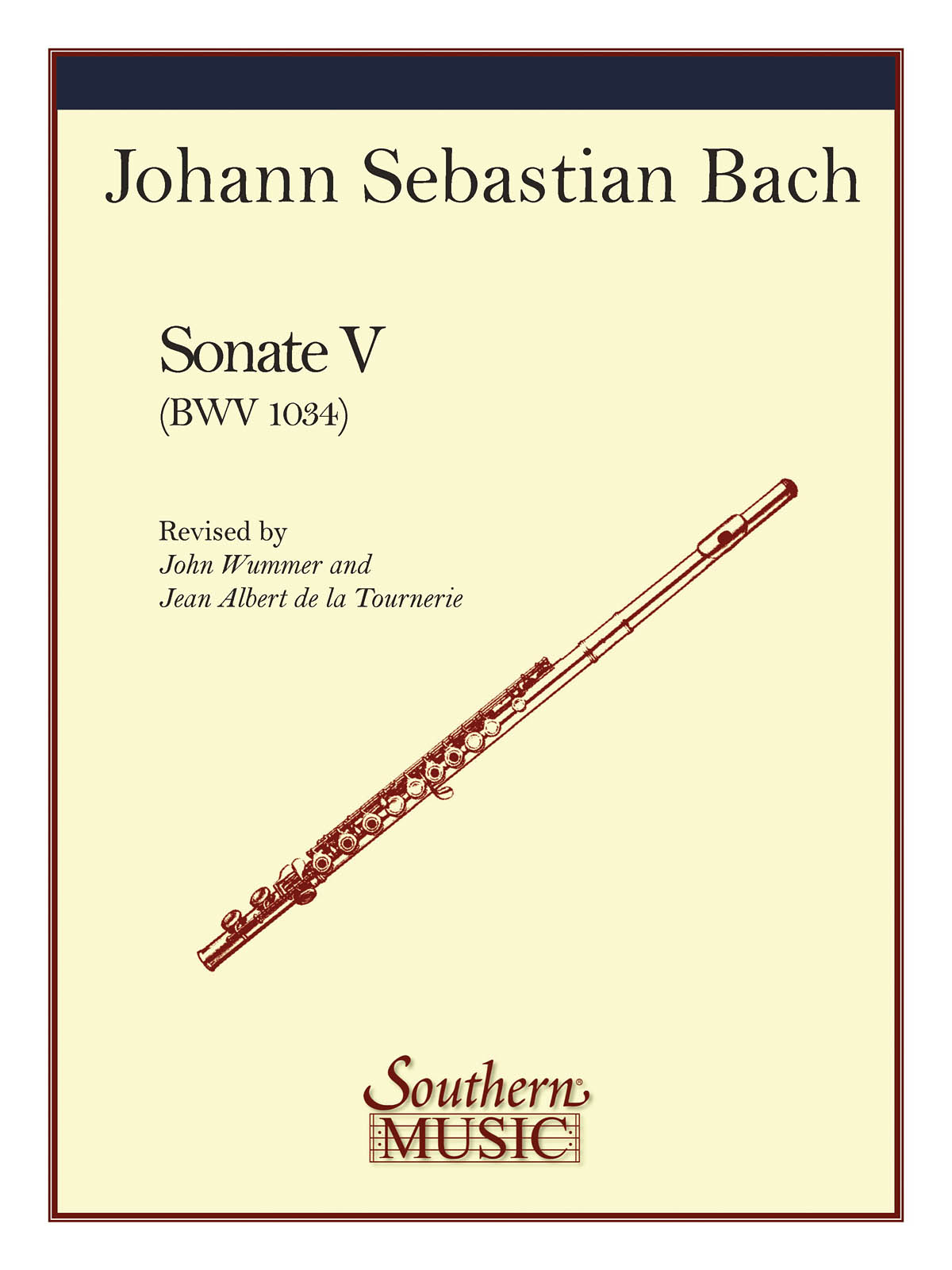 Johann Sebastian Bach: Sonata No  5 in E Minor: Flute and Accomp.: Instrumental
