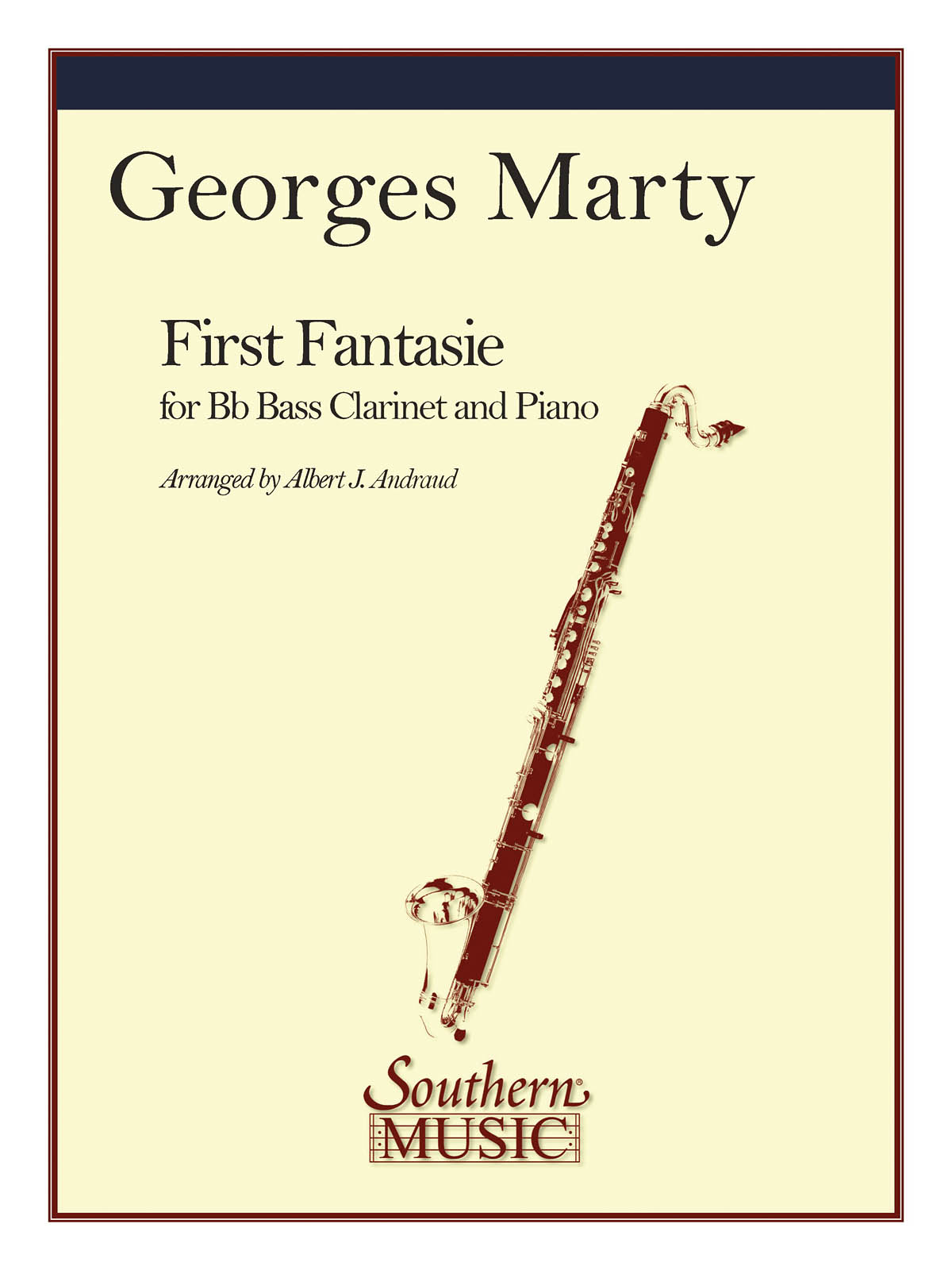 Georges Marty: First (1St) Fantaisie (Fantasy): Clarinet Solo: Instrumental