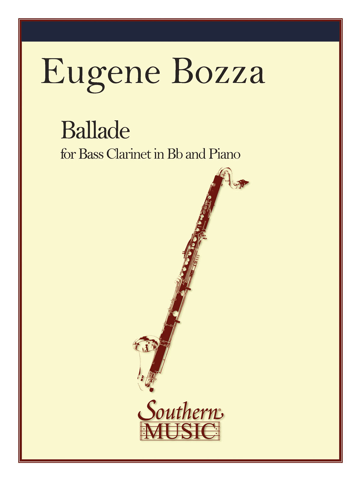 Eugne Bozza: Ballade: Clarinet and Accomp.: Instrumental Album