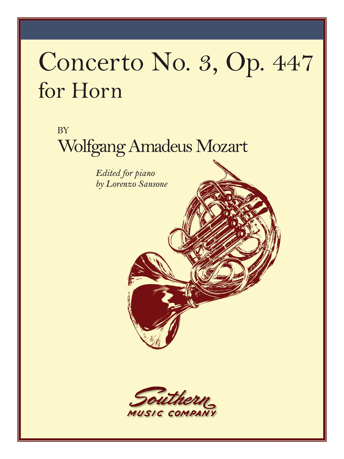 Wolfgang Amadeus Mozart: Concerto No. 3  K447: French Horn Solo: Instrumental