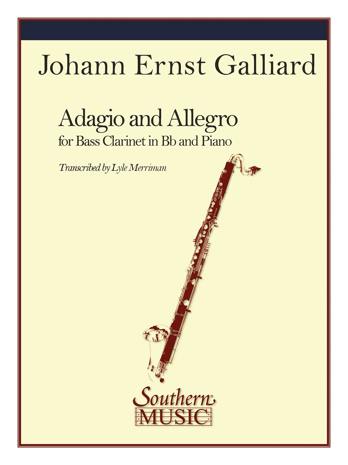 Johann Ernst Galliard: Adagio and Allegro: Clarinet Solo: Instrumental Album