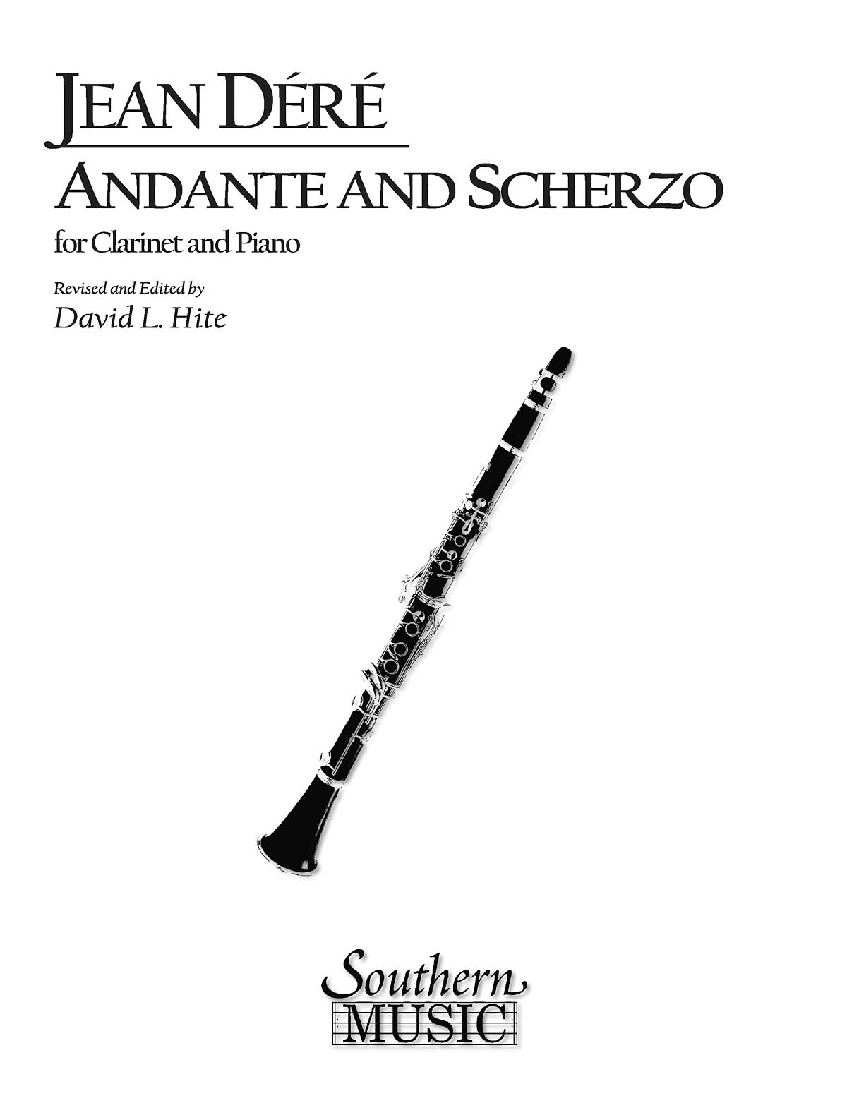 J. Dere: Andante And Scherzo: Clarinet Solo: Instrumental Album