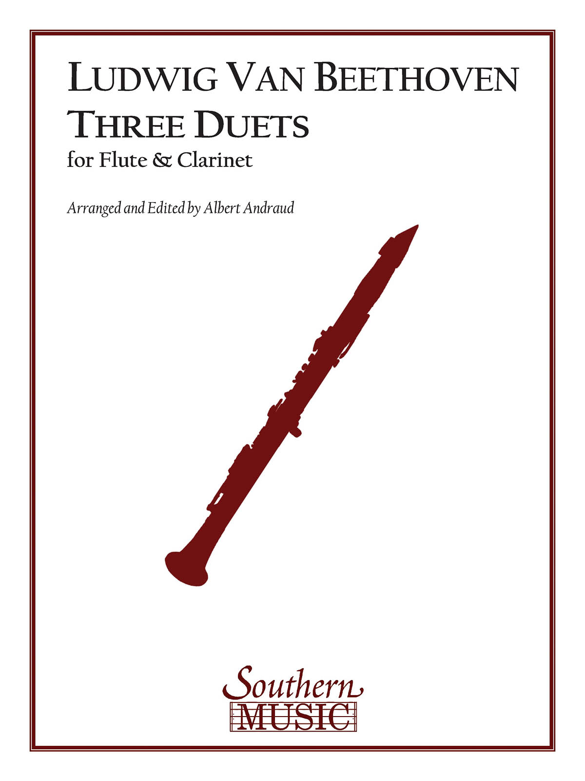 Ludwig van Beethoven: Three Duets: Flute Solo: Instrumental Album