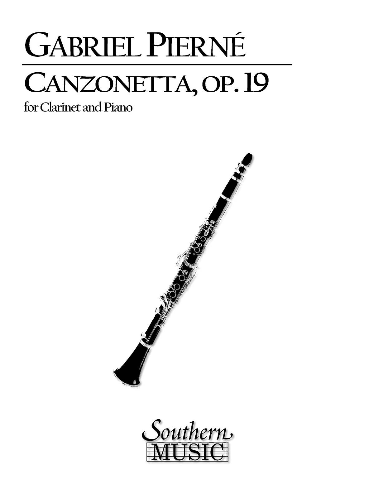 Gabriel Piern: Canzonetta  Op 19: Clarinet Solo: Instrumental Album