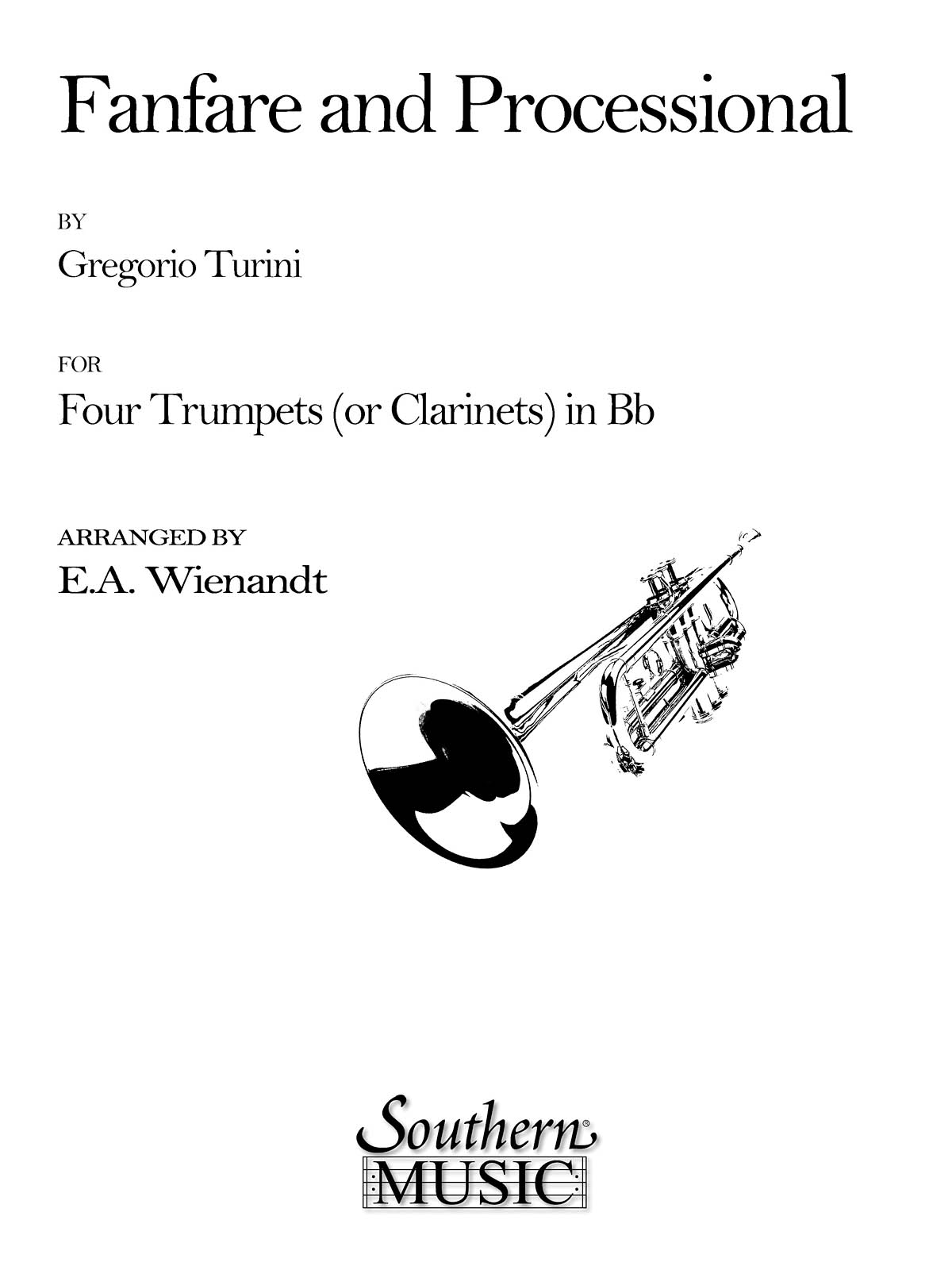 Gregorio Turini: Fanfare And Processional: Trumpet Ensemble: Score & Parts