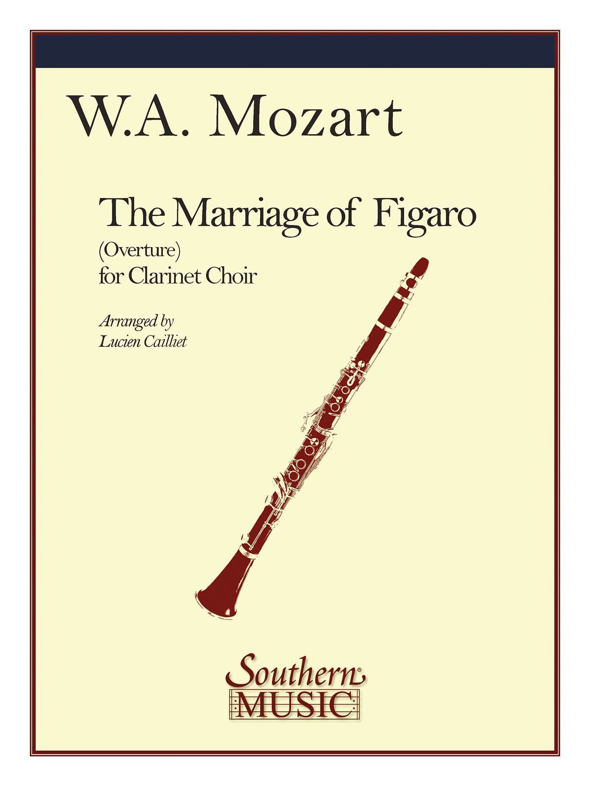 Wolfgang Amadeus Mozart: Marriage of Figaro: Clarinet Ensemble: Part