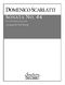 Domenico Scarlatti: Sonata No. 44: Saxophone Ensemble: Score