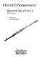 Heinrich Soussmann: Quartet  Op. 27 No. 1: Flute Ensemble: Score