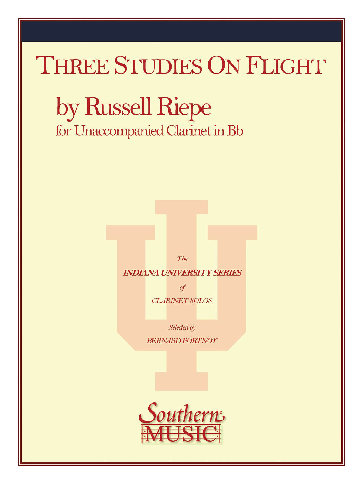 Russell Riepe: Three Studies on Flight: Clarinet Solo: Instrumental Album