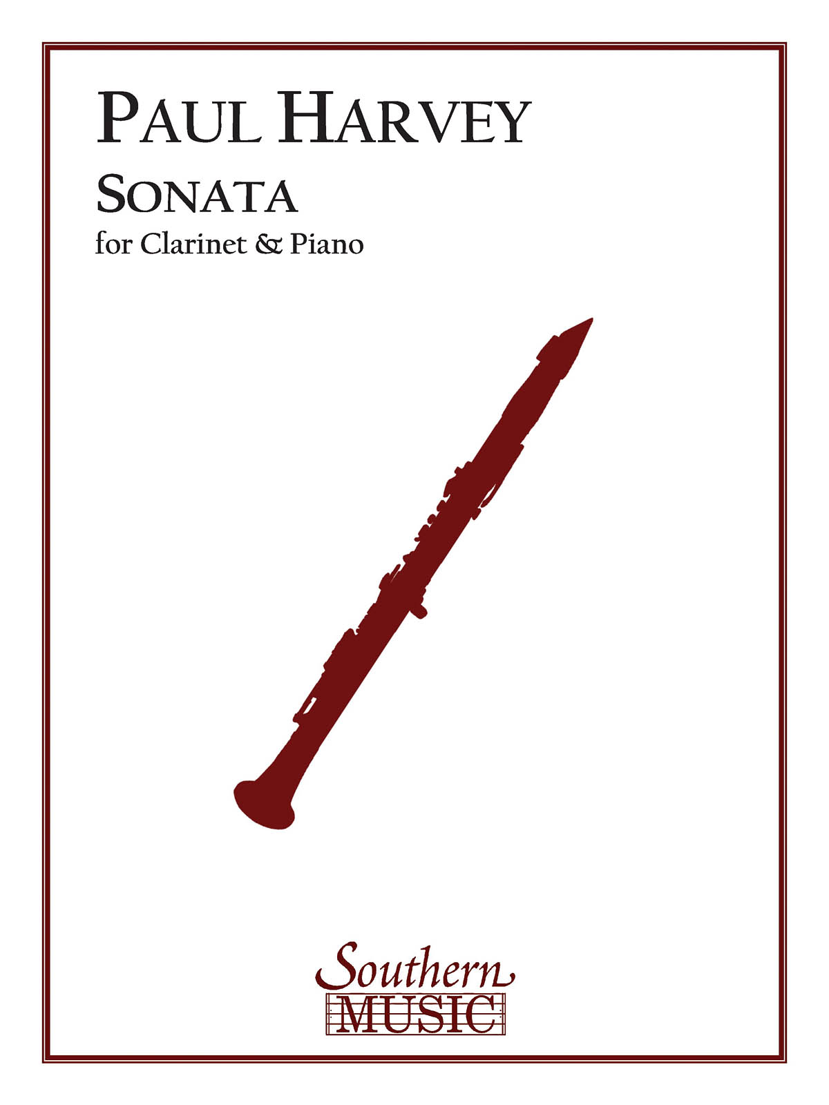 Paul Harvey: Sonata: Clarinet Solo: Instrumental Album