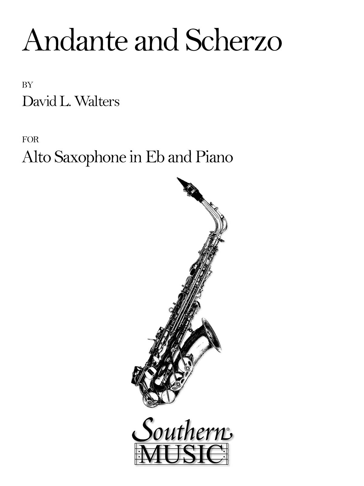 David Walters: Andante And Scherzo: Alto Saxophone: Instrumental Album