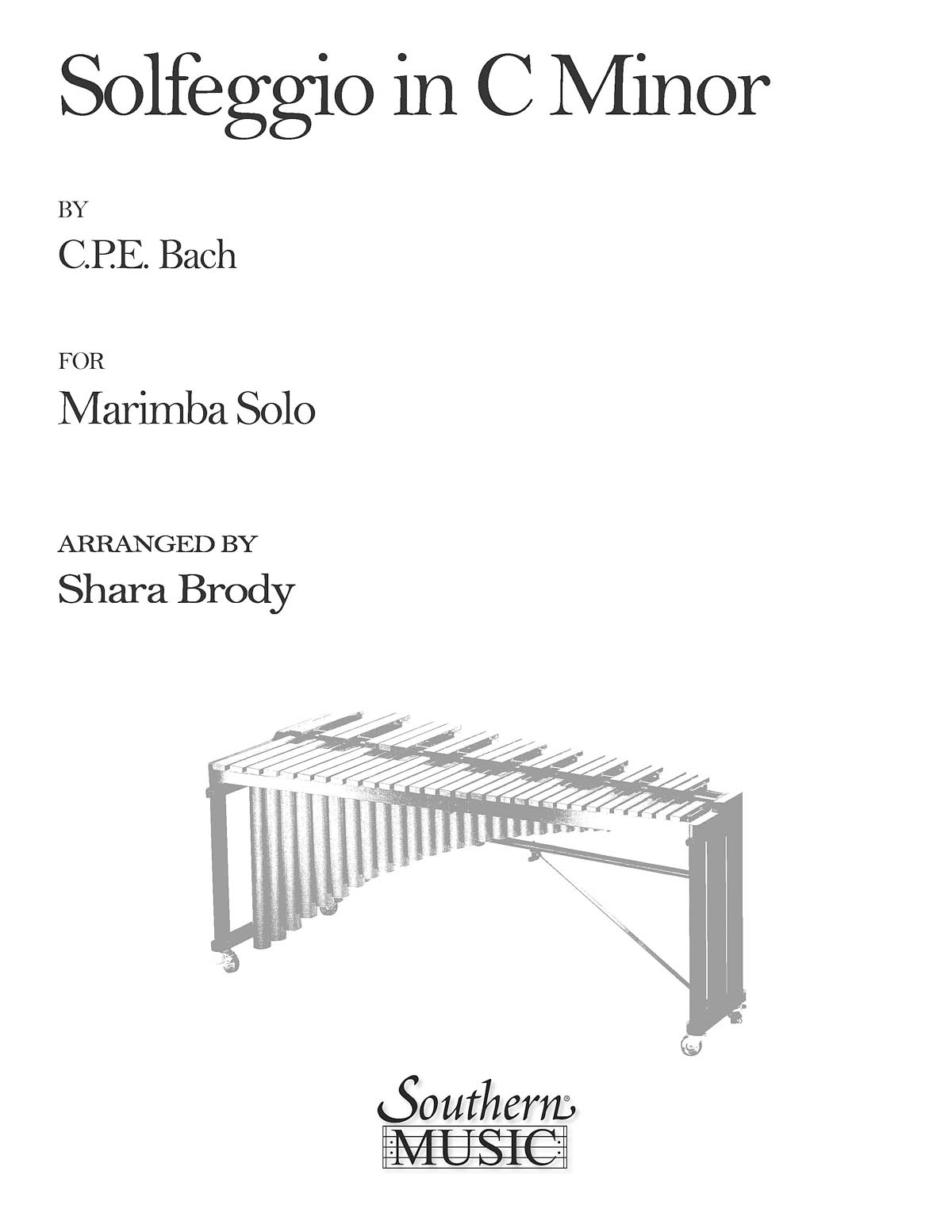 Carl Philipp Emanuel Bach: Solfeggio In C Minor: Marimba: Instrumental Album