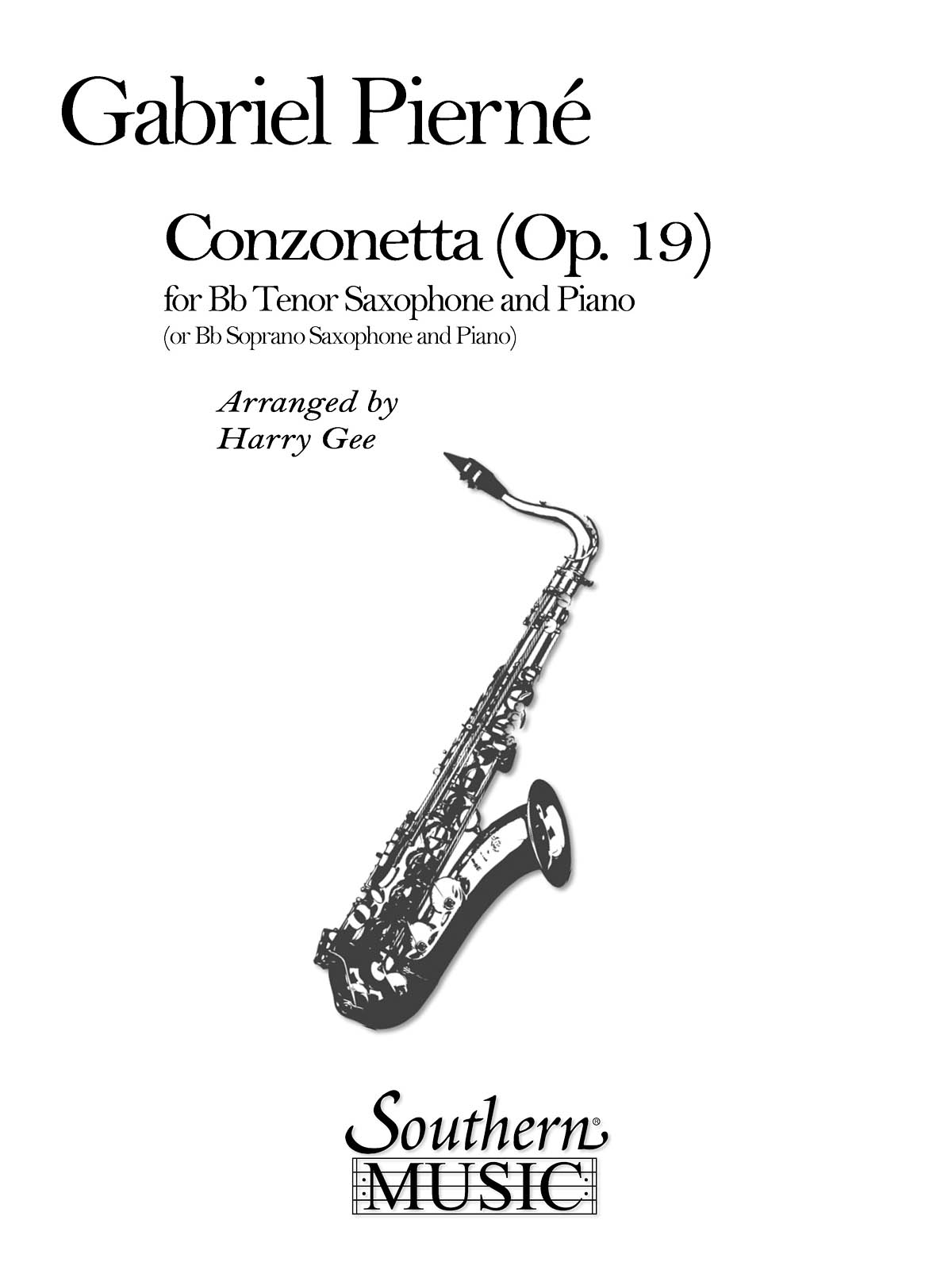 Gabriel Piern: Canzonetta: Tenor Saxophone: Instrumental Album