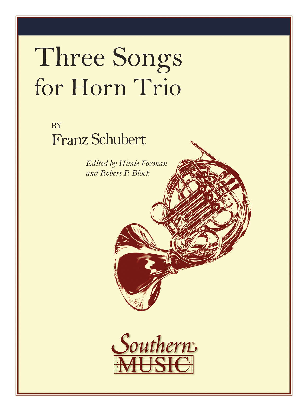 Franz Schubert: Three Songs: Horn Ensemble: Part