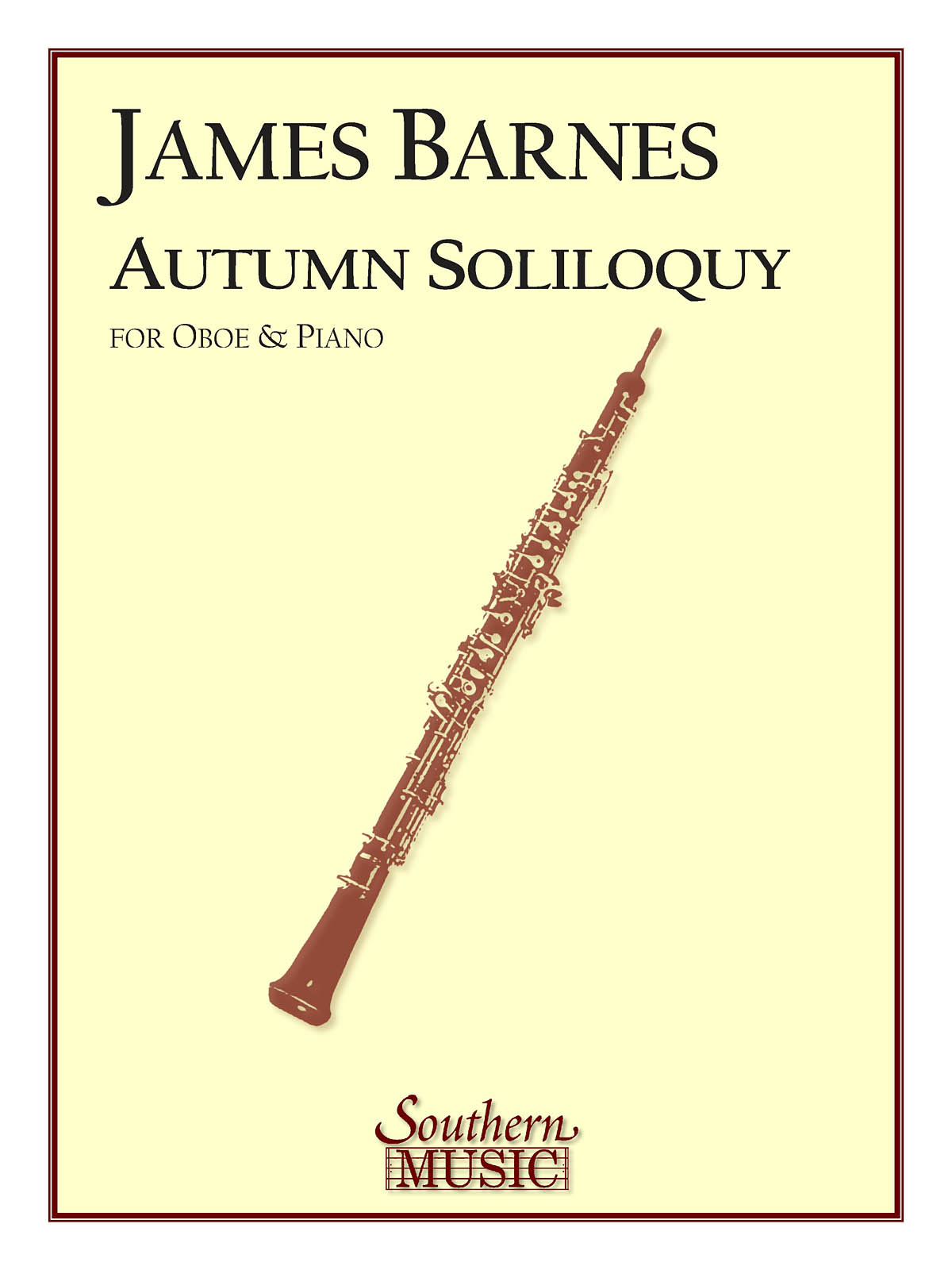 James Barnes: Autumn Soliloquy: Oboe Solo: Instrumental Album