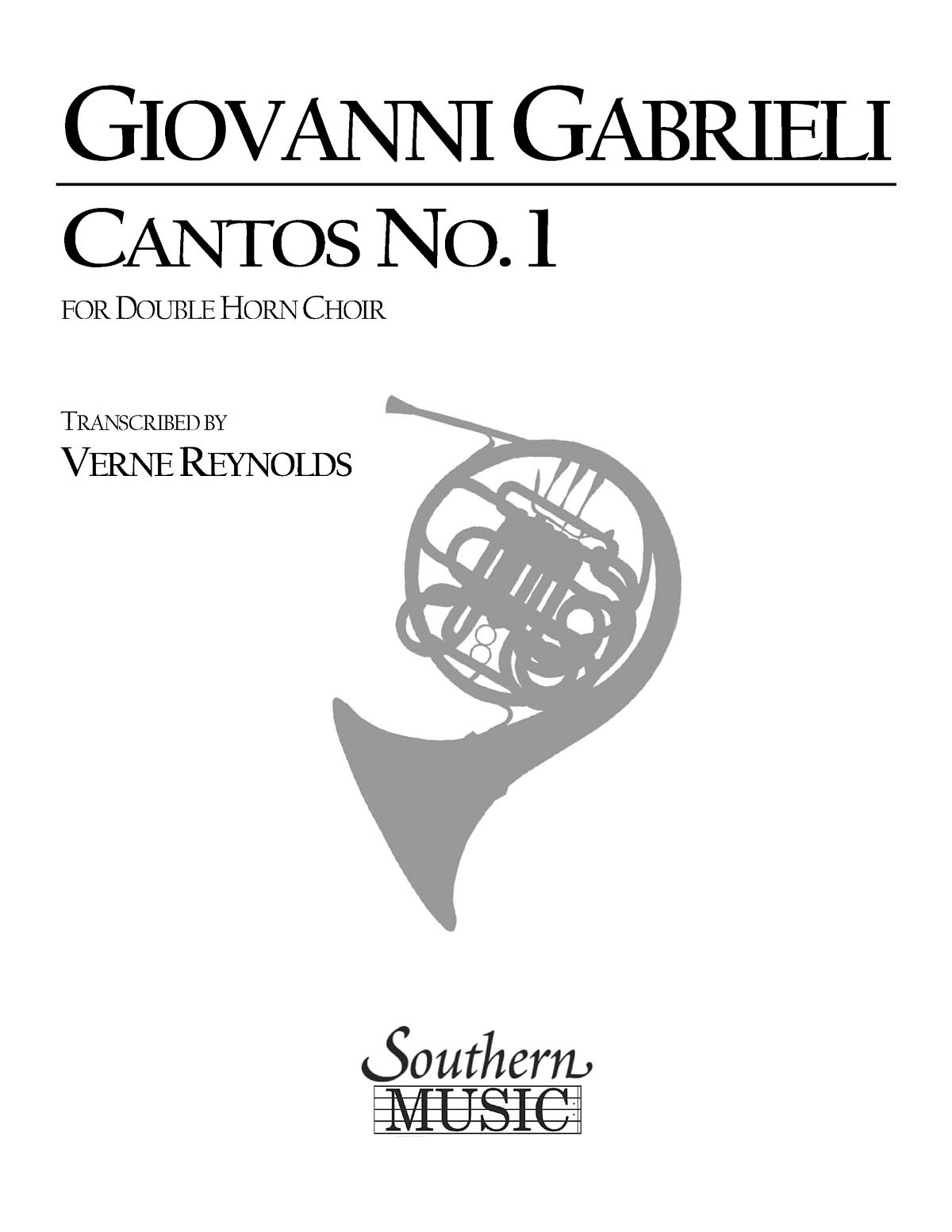 Cantos No. 1 (Archive): Horn Ensemble: Score & Parts