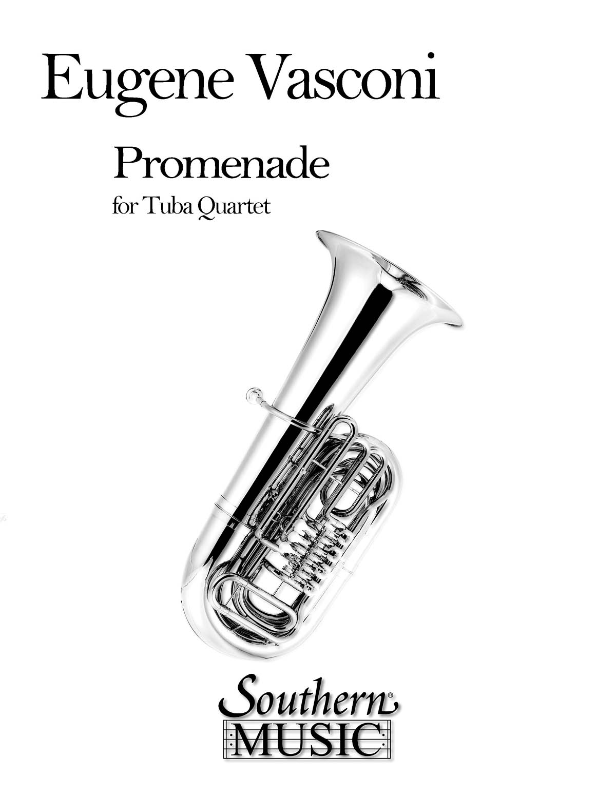 Eugene Vasconi: Promenade: Tuba Ensemble: Score & Parts