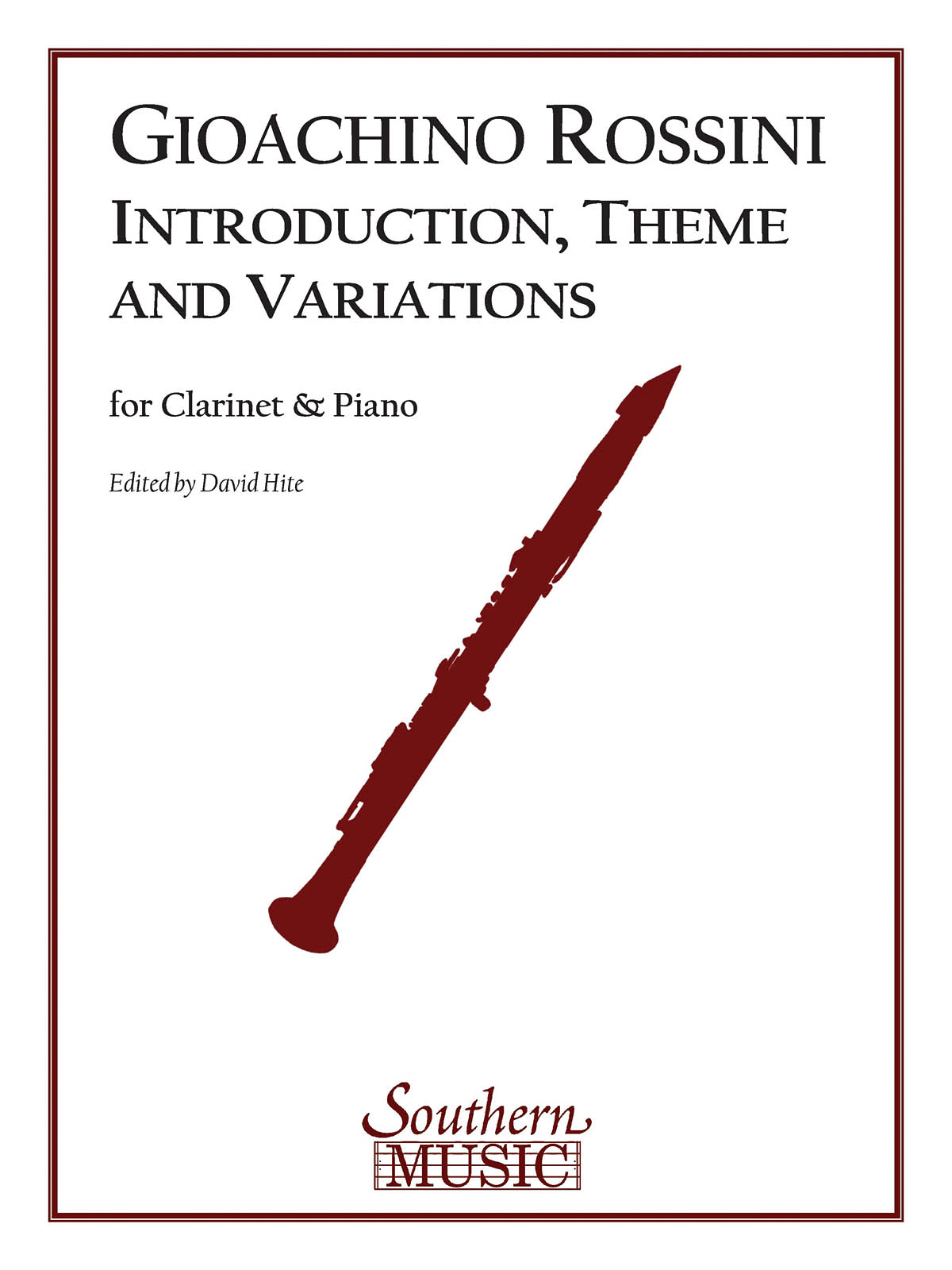 Gioachino Rossini: Introduction  Theme and Variations: Clarinet Solo: