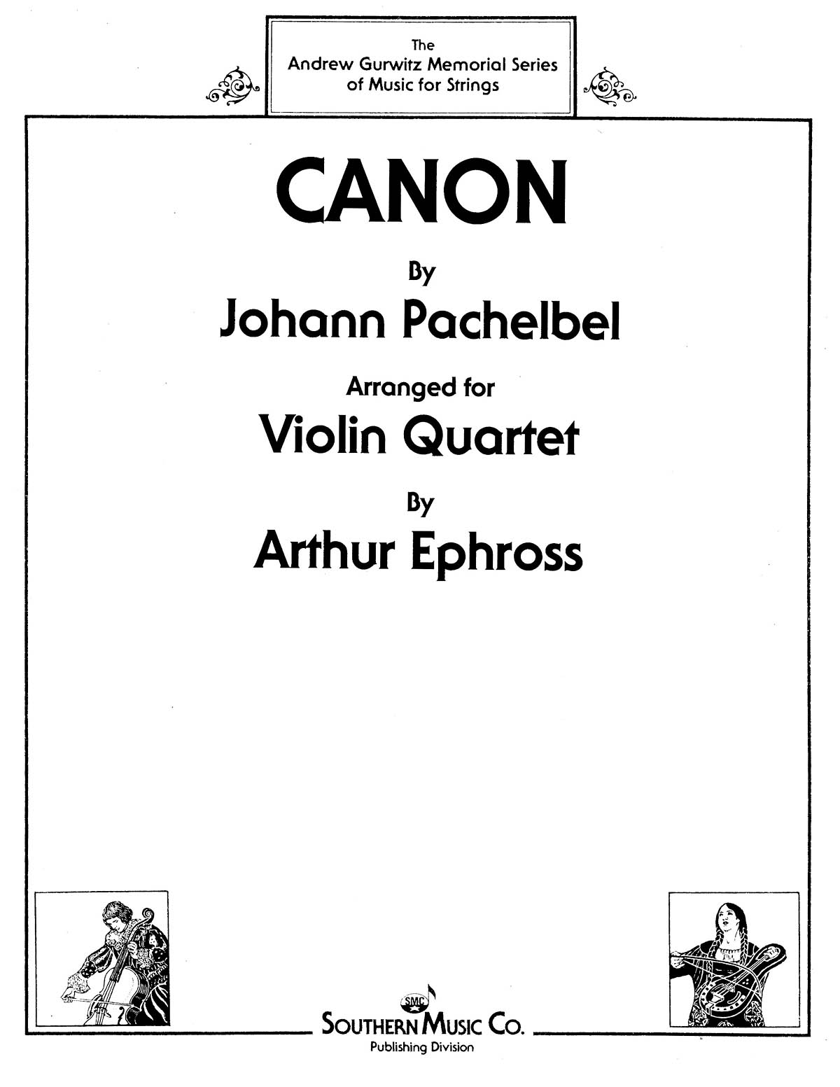 Johann Pachelbel: Canon: Violin Ensemble: Score