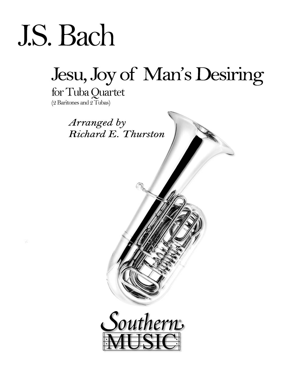 Johann Sebastian Bach: Jesu  Joy of Man's Desiring: Tuba Ensemble: Score & Parts