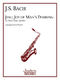 Johann Sebastian Bach: Jesu  Joy of Man's Desiring: Saxophone Ensemble: Score