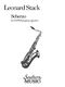 Leonard Stack: Scherzo for Saxophone Quartet: Saxophone Ensemble: Score