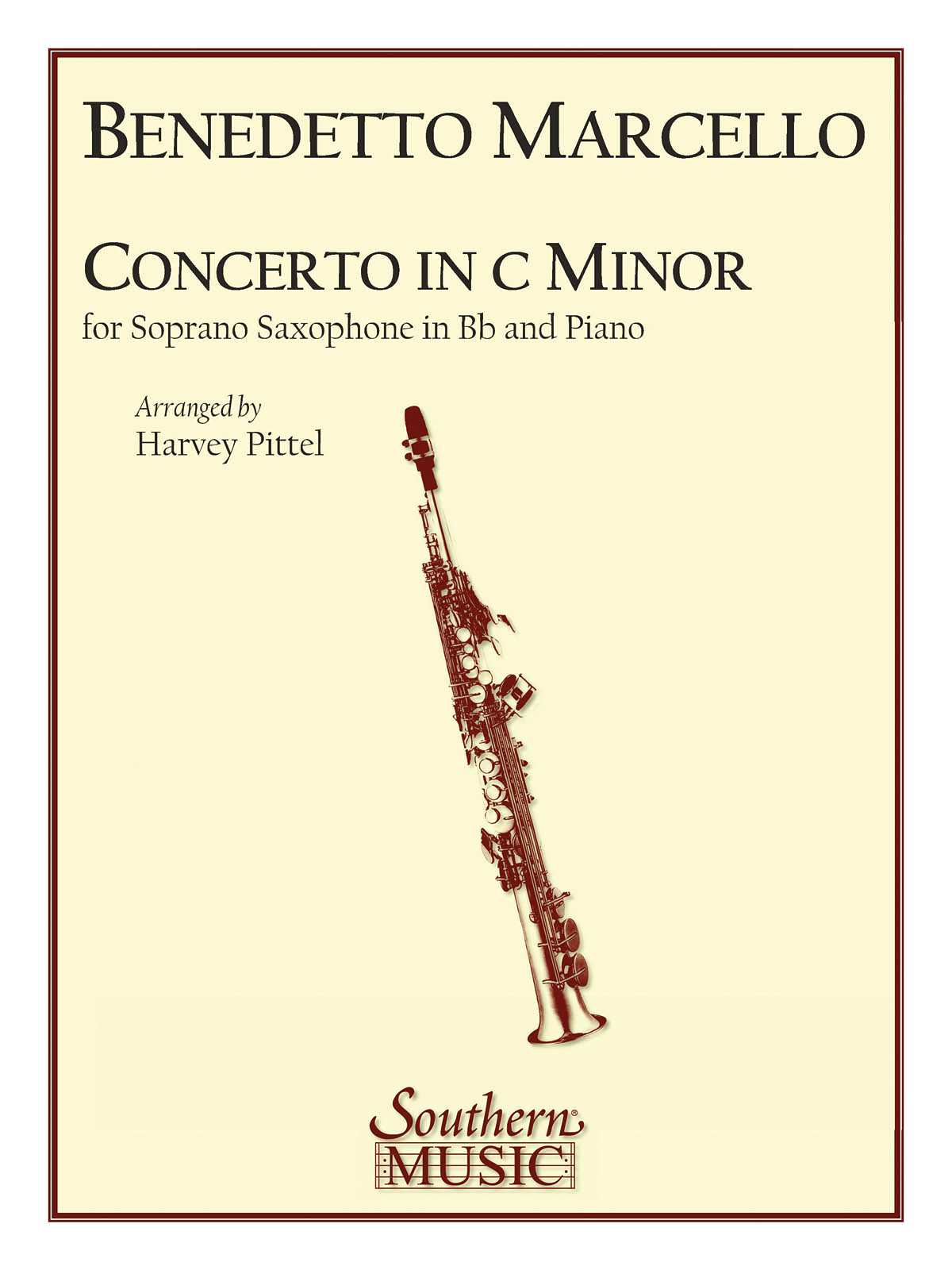 Benedetto Marcello: Concerto In C Minor: Soprano Saxophone: Instrumental Album