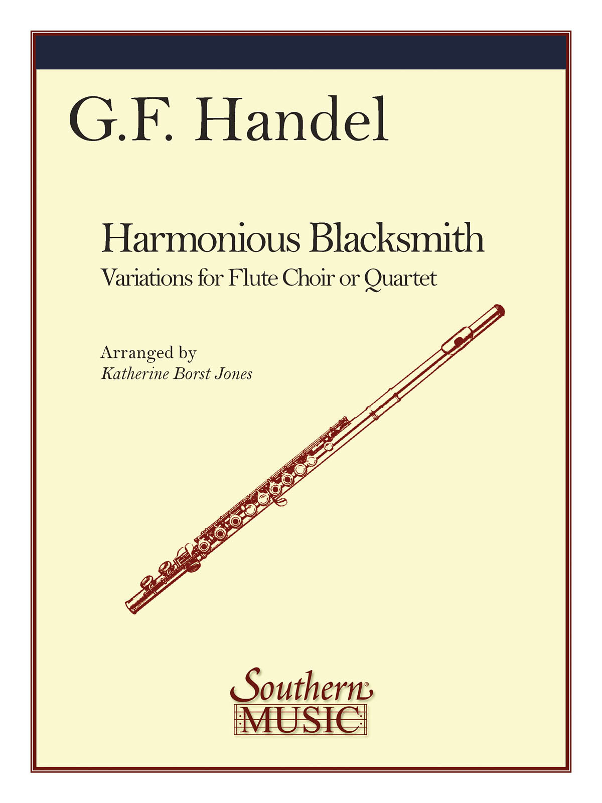 Georg Friedrich Hndel: The Harmonious Blacksmith: Flute Ensemble: Score