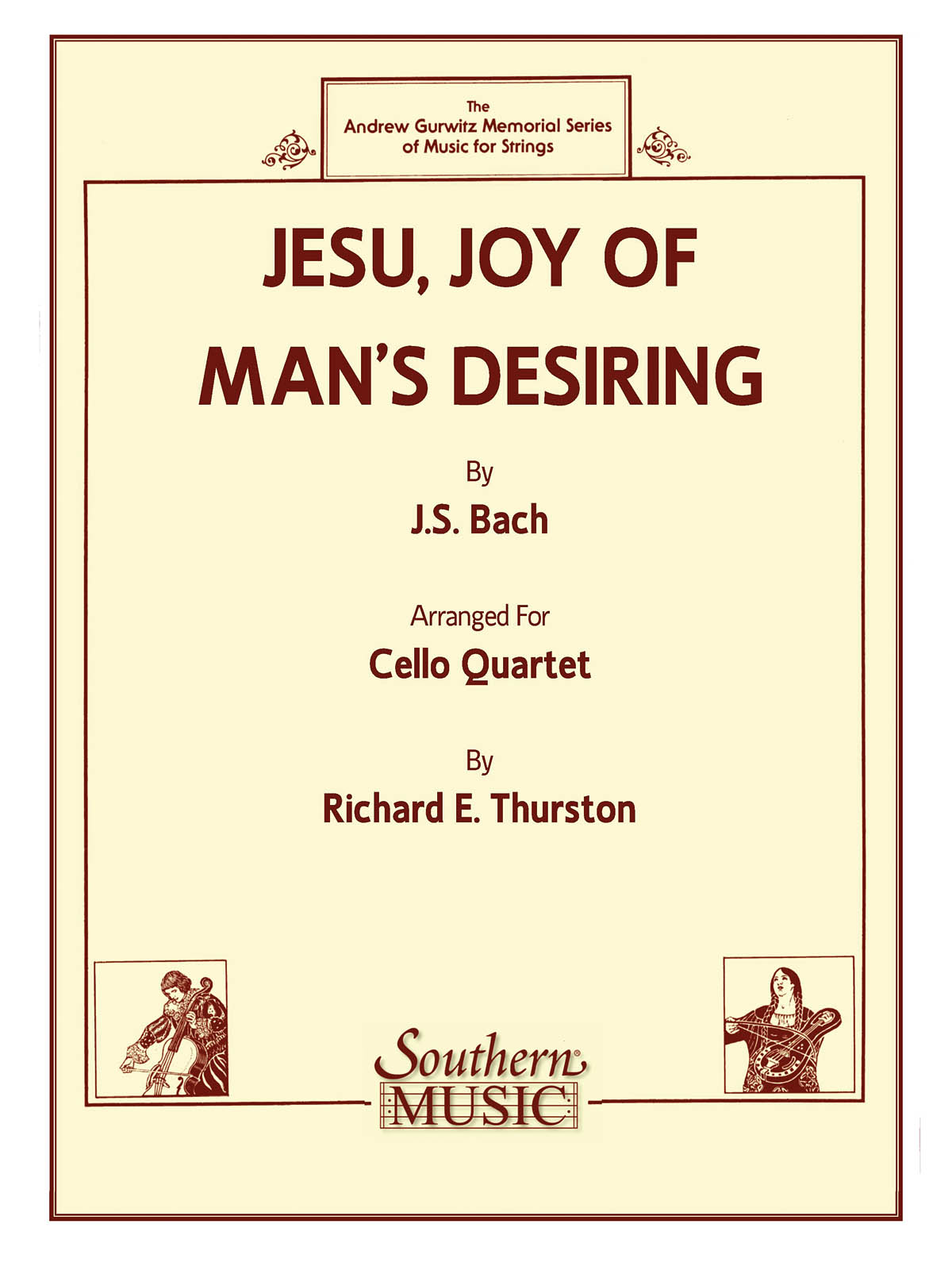 Johann Sebastian Bach: Jesu  Joy of Man's Desiring: Cello Ensemble: Part