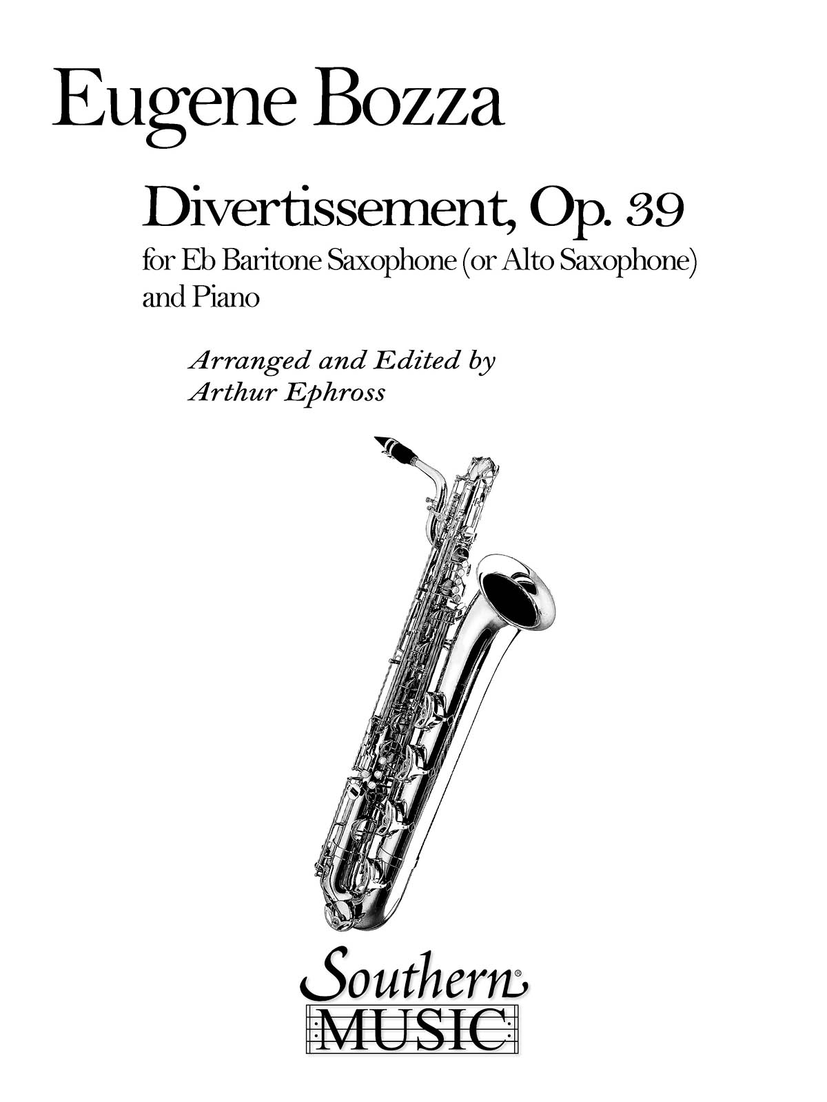 Eugène Bozza: Divertissement: Saxophone: Instrumental Album