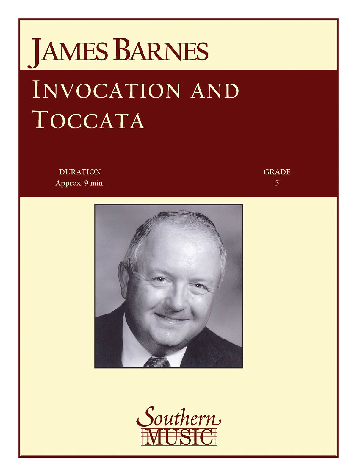 James Barnes: Invocation and Toccata: Concert Band: Score & Parts