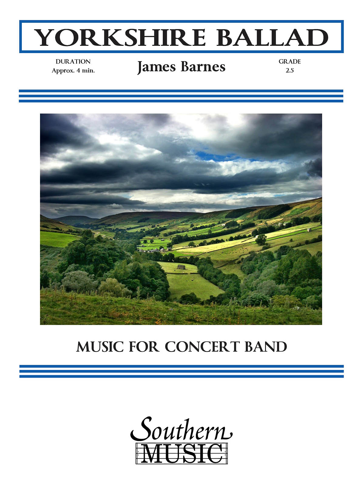 James Barnes: Yorkshire Ballad: Concert Band: Score & Parts