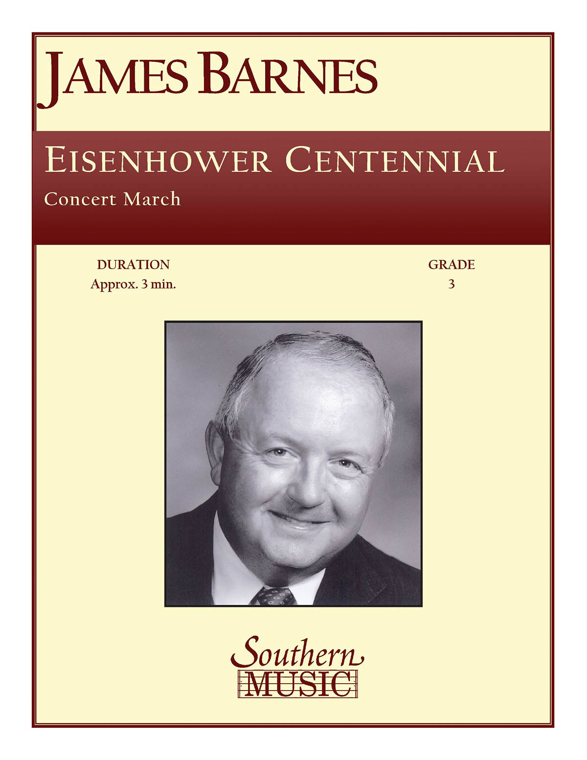 James Barnes: Eisenhower Centennial: Concert Band: Score & Parts