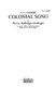 Percy Aldridge Grainger: Colonial Song: Concert Band: Score