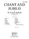 W. Francis McBeth: Chant & Jubilo  2Nd Edition: Concert Band: Score