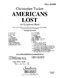 Chris Tucker: Americans Lost: Concert Band: Score
