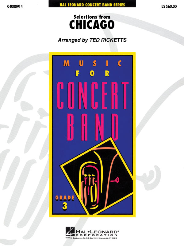 Selections from Chicago: Concert Band: Score & Parts