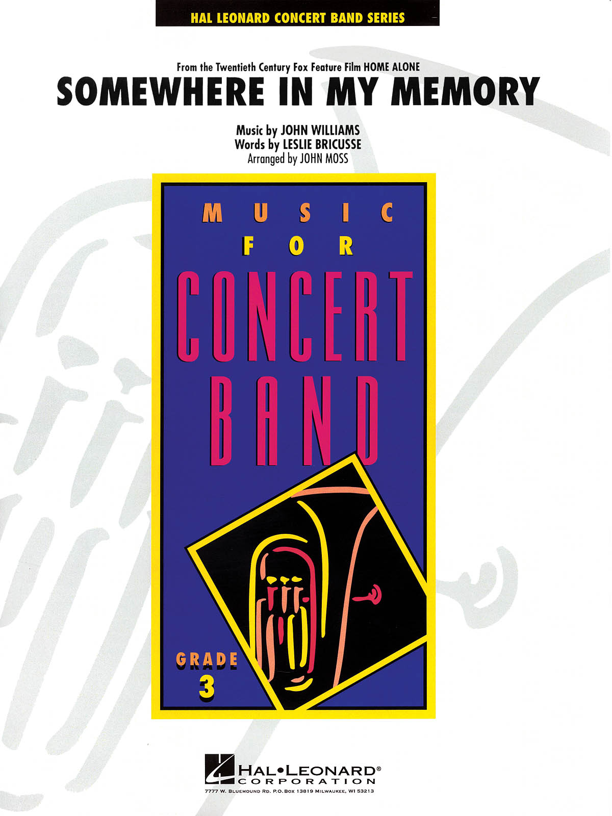 John Williams Leslie Bricusse: Somewhere in My Memory: Concert Band: Score &