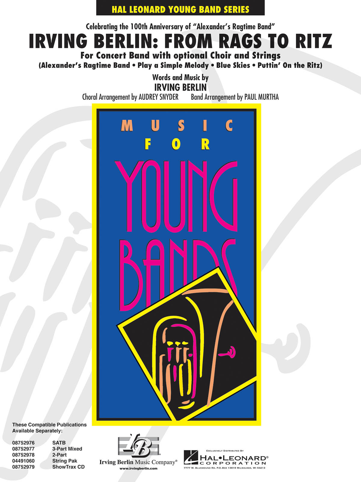 Irving Berlin: Irving Berlin: From Rags to Ritz: Concert Band: Score & Parts