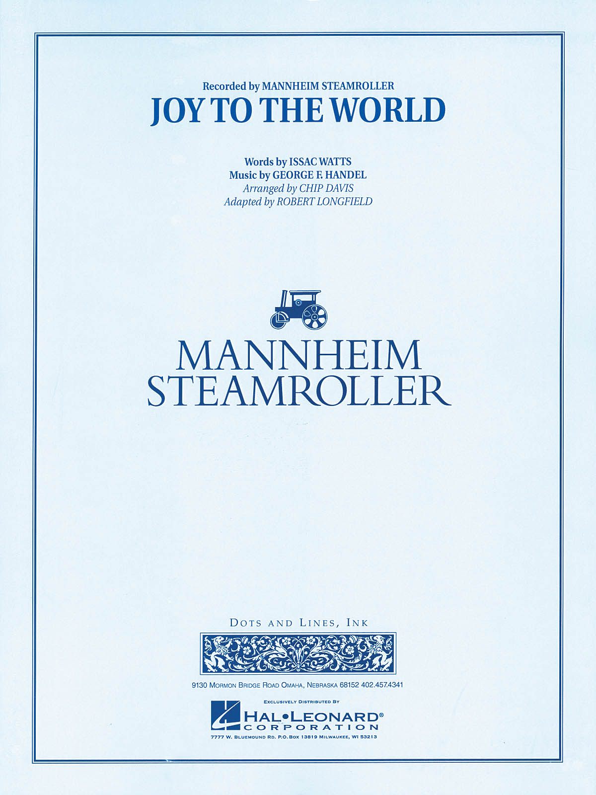 Mannheim Steamroller: Joy to the World: Concert Band: Score & Parts